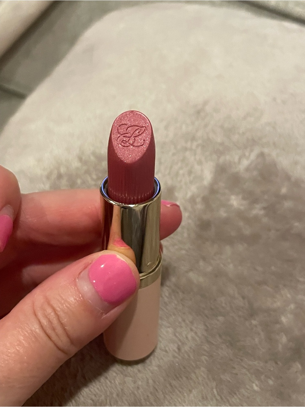 NWOT Estee Lauder Rose colored long last lipstick in pink parfait shade
